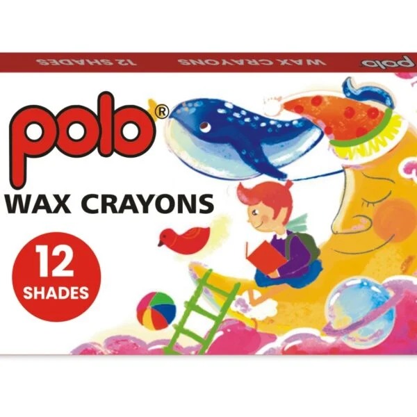 Wax Crayons 12 Shades (57 mm)